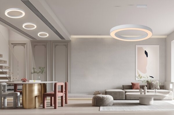 Plafonieră LED dimabilă PASTEL LED/68W/230V 95 cm alb Tuya Immax NEO 07213L + telecomandă