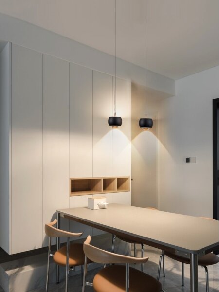 Lustră LED dimabilă Immax NEO 07219L DORMINE 6W/230V negru mat Tuya + telecomandă