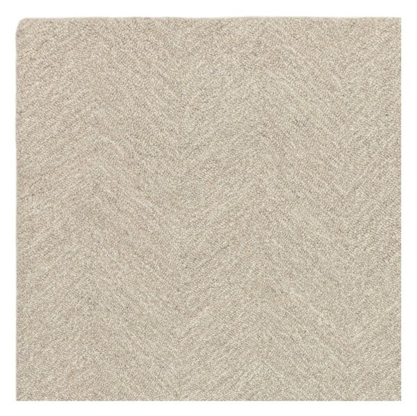 Covor crem țesut manual din amestesc de lână 120x170 cm Theodore Chevron – Asiatic Carpets