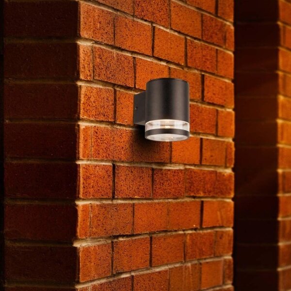 LED lampă solară de perete exterior cu senzor LED/1W/3,7V 3000K IP54 negru