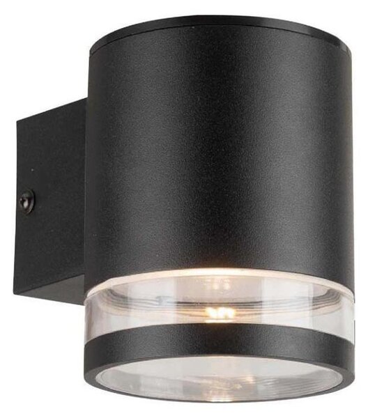 LED lampă solară de perete exterior cu senzor LED/1W/3,7V 3000K IP54 negru