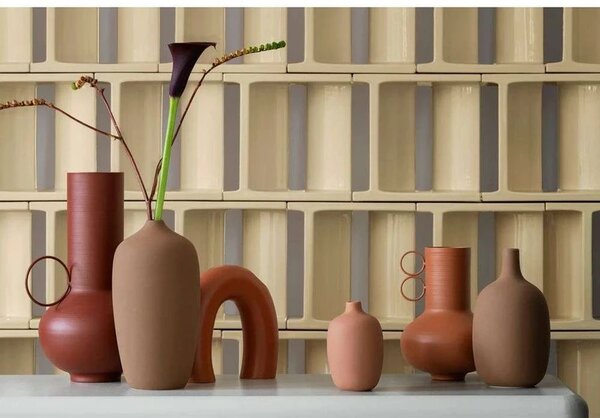 Kagetsu Vaza L Amber Brown - Blomus