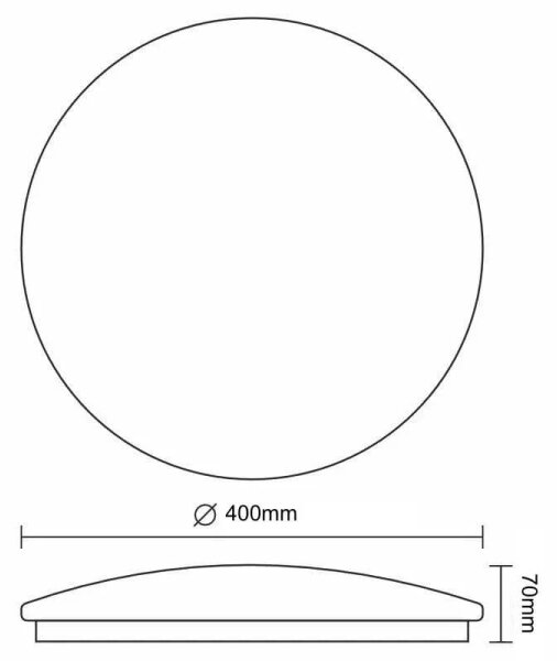 Plafonieră LED STAR LED/36W/230V 3000-6500K + telecomandă