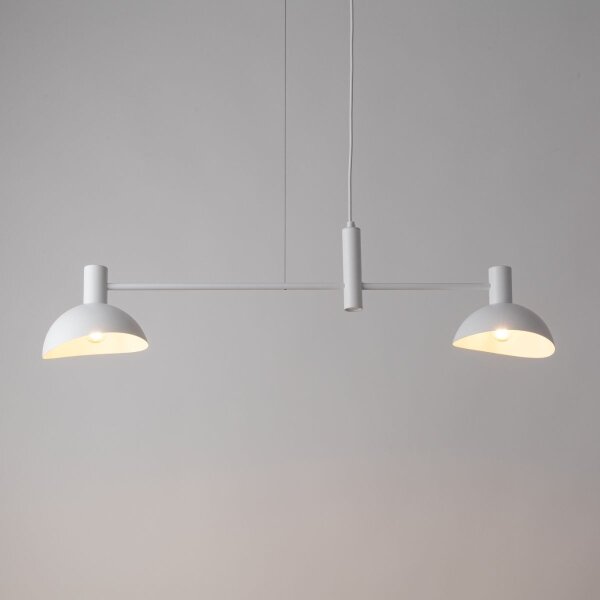 Lustră pe cablu ARTIS 2xE14/40W/230V alb