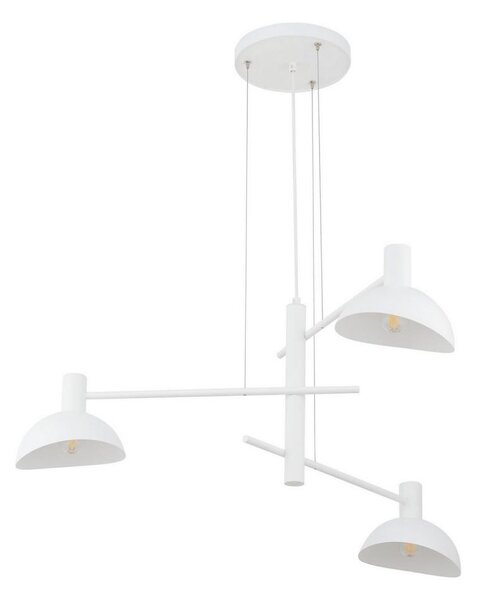 Lustră pe cablu ARTIS 3xE14/40W/230V alb
