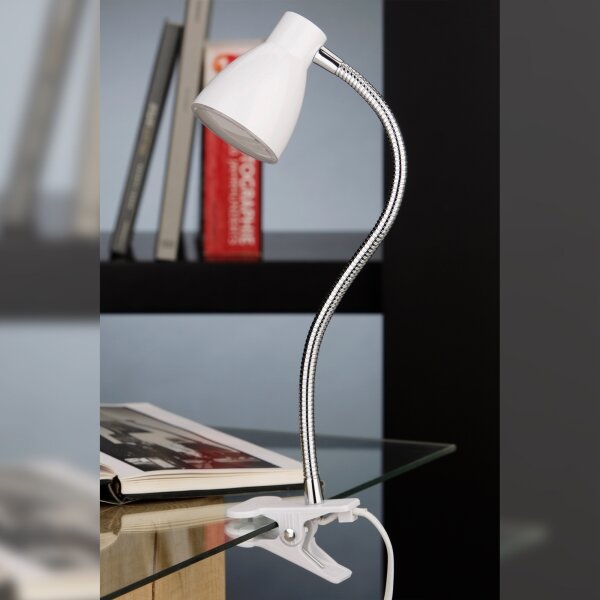 Lampă LED cu clemă GRIP LED/2,5W/230V alb Briloner 2615-016P