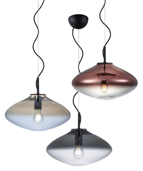Lustră pe cablu ABSOLUTE 1xE27/42W/230V gri Redo 01-1619