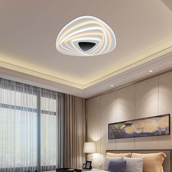 Plafonieră LED dimabilă LED/120W/230V 3000-6500K + telecomandă