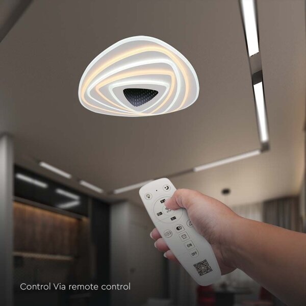 Plafonieră LED dimabilă LED/120W/230V 3000-6500K + telecomandă