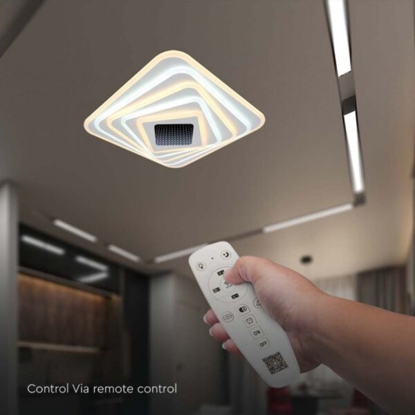 Plafonieră LED dimabilă LED/150W/230V 3000-6500K + telecomandă