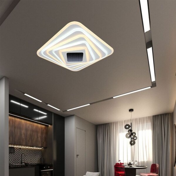 Plafonieră LED dimabilă LED/150W/230V 3000-6500K + telecomandă