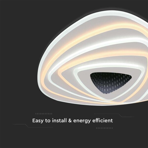 Plafonieră LED dimabilă LED/120W/230V 3000-6500K + telecomandă