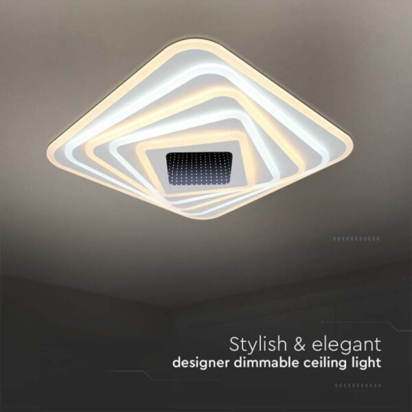 Plafonieră LED dimabilă LED/150W/230V 3000-6500K + telecomandă