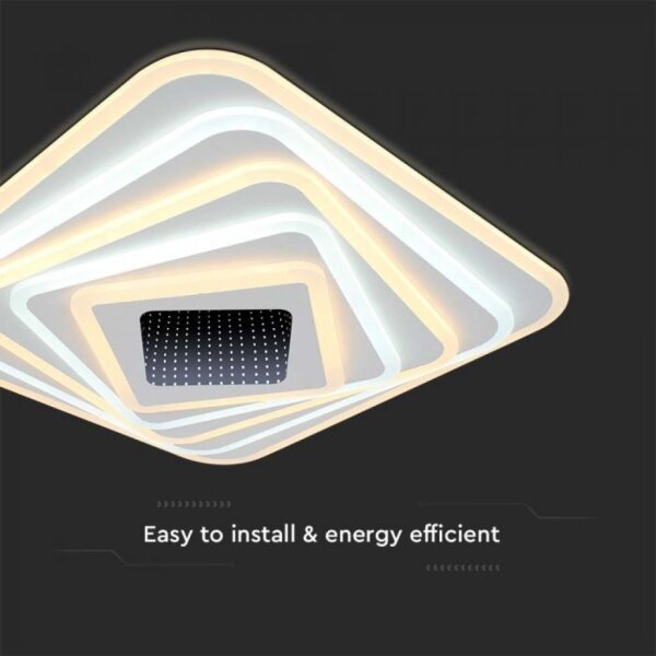 Plafonieră LED dimabilă LED/150W/230V 3000-6500K + telecomandă