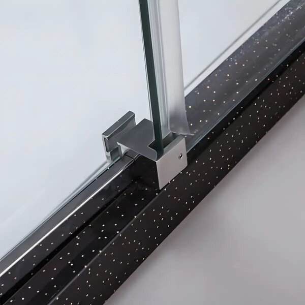 Cabina De Dus Gal 80x120cm, Sticla Securizata 8mm, Profil Aluminiu Cromat, Usa Culisanta