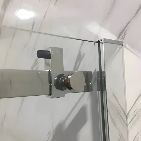 Cabina De Dus Gal 80x120cm, Sticla Securizata 8mm, Profil Aluminiu Cromat, Usa Culisanta