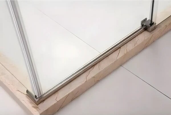 Cabina De Dus Gal 80x120cm, Sticla Securizata 8mm, Profil Aluminiu Cromat, Usa Culisanta