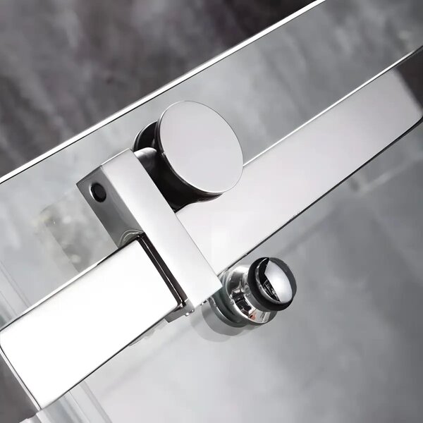 Cabina De Dus Gal 80x120cm, Sticla Securizata 8mm, Profil Aluminiu Cromat, Usa Culisanta