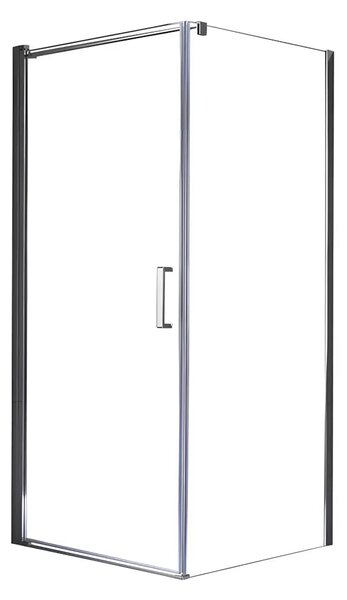 Cabina de Dus BR6601-90*90cm, Sticla Securizata Transparenta 8mm, Profil Aluminiu Cromat