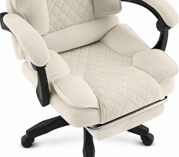 Scaun de birou ergonomic HC-1031 Ecru