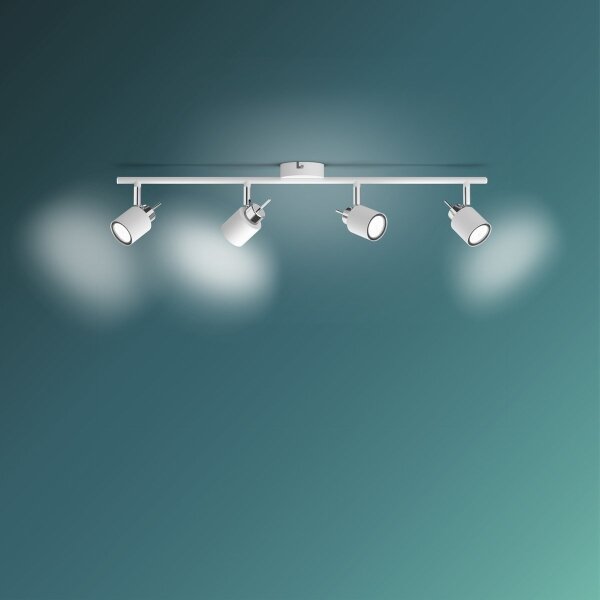 Spot MERANTI 4xGU10/35W/230V alb Philips