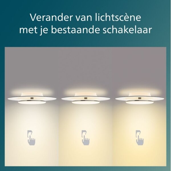 Plafonieră LED dimabilă GARNET SCENE SWITCH LED/40W/230V 2700K Philips