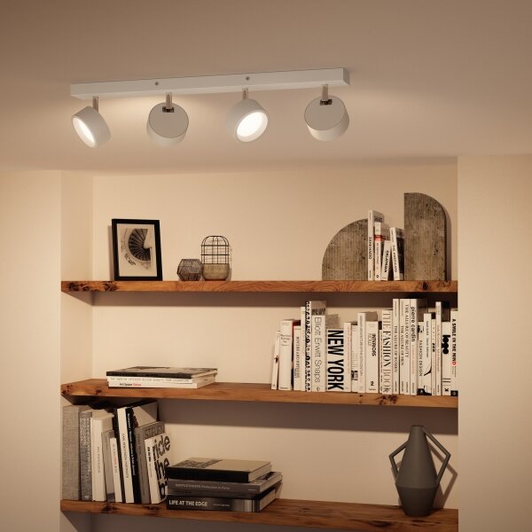 Spot LED BRACIA 4xLED/5,5W/230V alb Philips