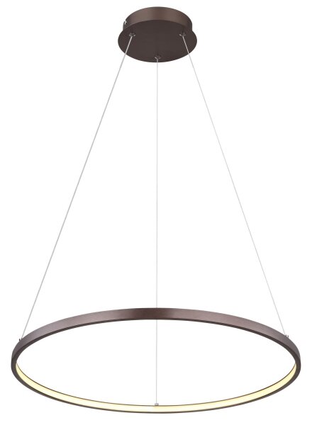 Lustră LED pe cablu RALPH LED/29W/230V maro Globo 67192-29BR