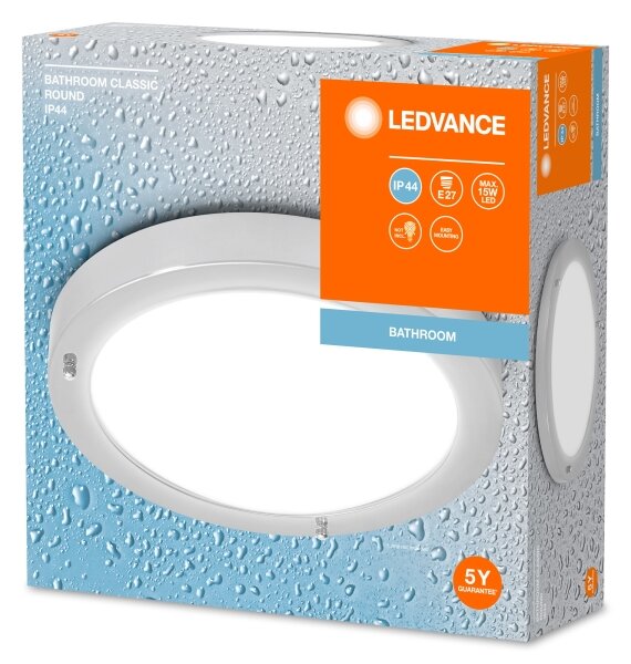 Plafonieră pentru baie BATHROOM CLASSIC 1xE27/15W/230V IP44 Ledvance