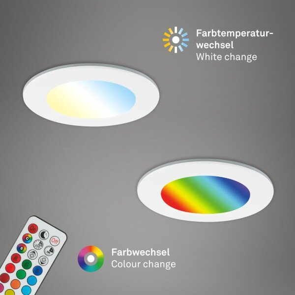 Briloner - Set 3x LED lumini baie dimabile LED/4,8W/230V IP65