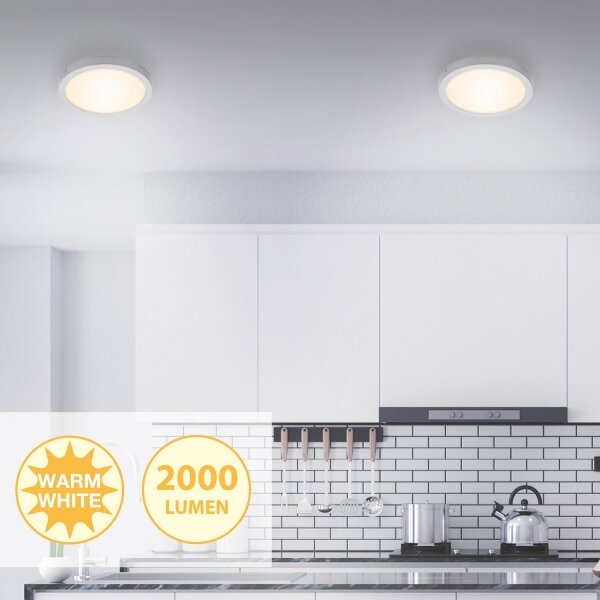 Plafonieră LED FIRE LED/21W/230V 3000K Briloner 7141-014