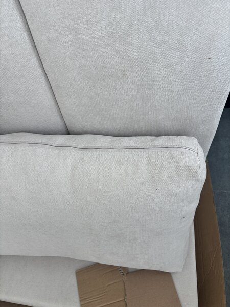 OFERTA Canapea extensibila in forma de U SEVIO 311x145 cm, crem + 2 perne GRATUIT II. calitate