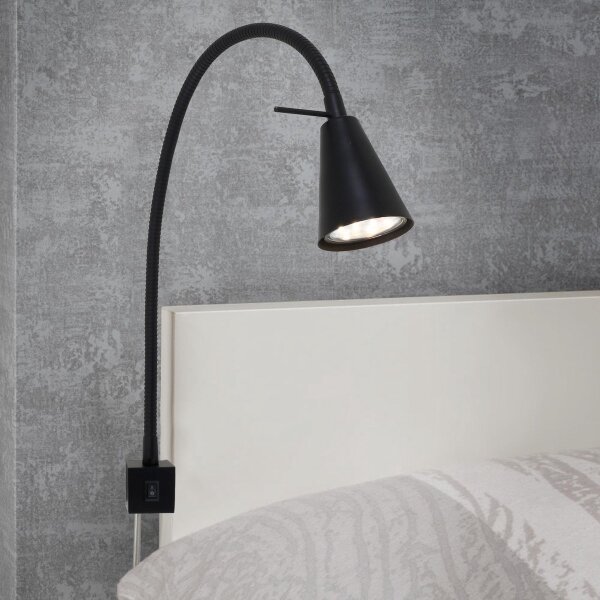 Lampă de perete LED Briloner 2080-015 COMFORT LIGHT 1xGU10/5W/230V, neagră
