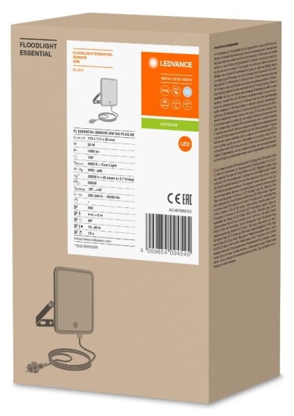 Proiector LED de exterior cu senzor FLOODLIGHT LED/20W/230V IP65 Ledvance