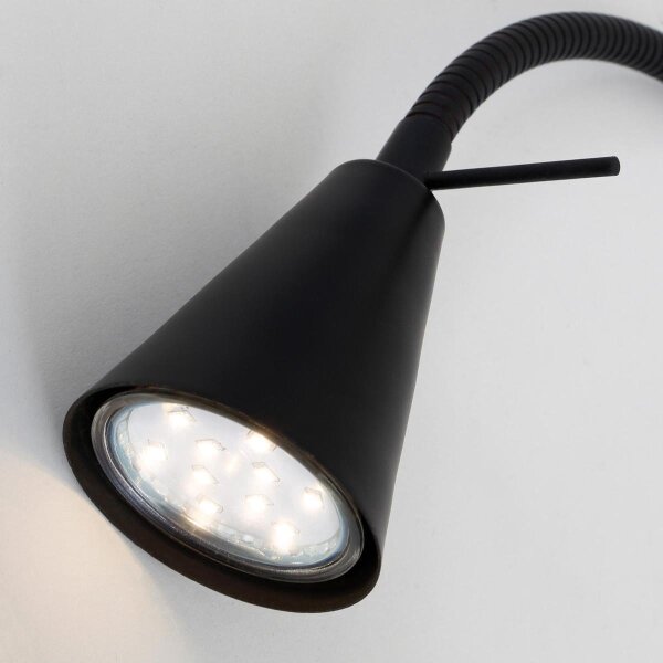 Lampă de perete LED Briloner 2080-015 COMFORT LIGHT 1xGU10/5W/230V, neagră
