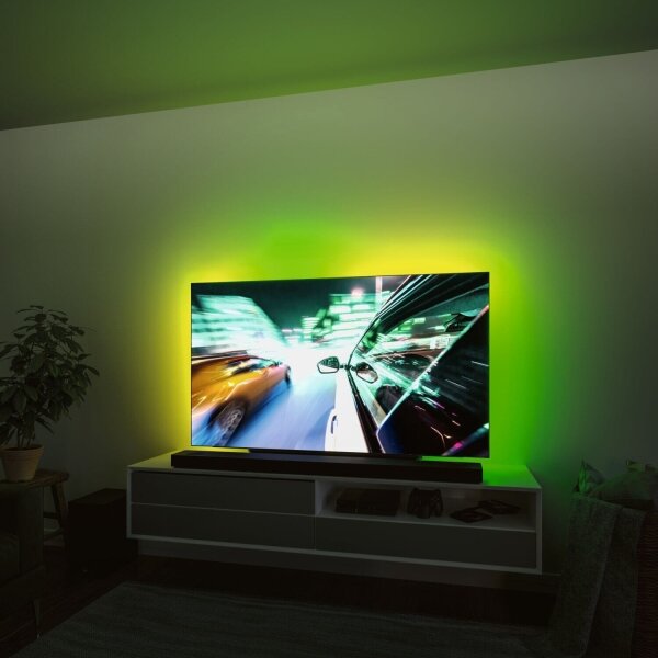 Bandă LED RGB dimabilă pentru televizor FLEX 2m LED/3,6W/5V Ledvance + telecomandă