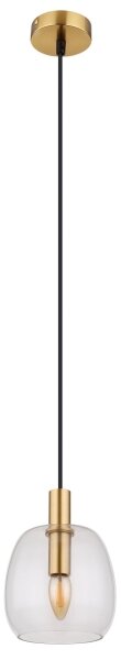 Lustră pe cablu GARRI 1xE14/40W/230V alamă Globo 15789HM