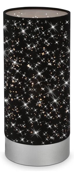 Lampă de masă STARRY SKY 1xE14/25W/230V negru Briloner 7028-015