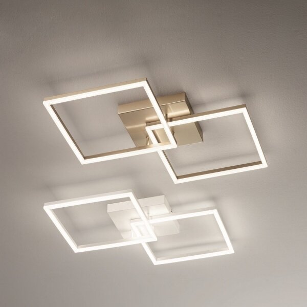 Plafonieră LED dimabilă BARD LED/52W/230V 3000K auriu Fabas Luce 3394-65-225
