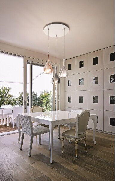 Lustră pe cablu LILA 3xE27/40W/230V auriu/gri/transparent Fabas Luce 3481-47-297
