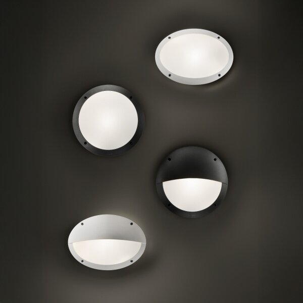Ideal Lux - Aplica de perete pentru exterior POLAR 1xE27/23W/230V IP66 alb