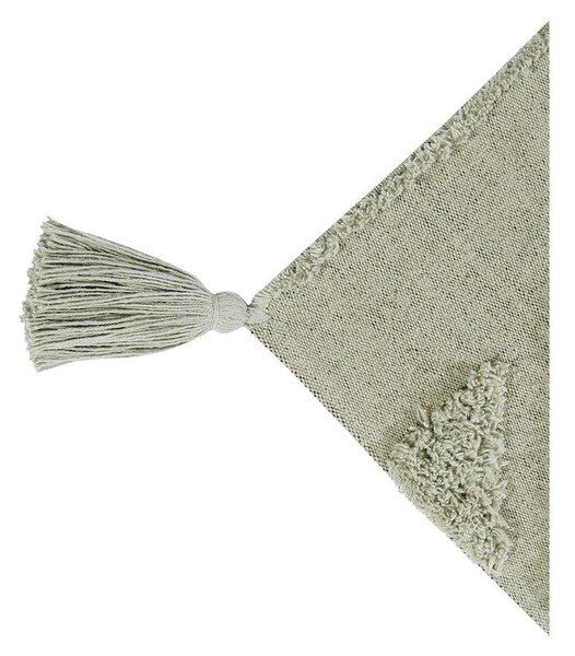 Covor verde deschis lavabil/țesut manual din bumbac 170x240 cm Tribu Olive – Lorena Canals