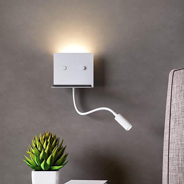 Spot LED de perete MOKA LED/6W + LED/3W/230V CRI90 alb Redo 01-3210