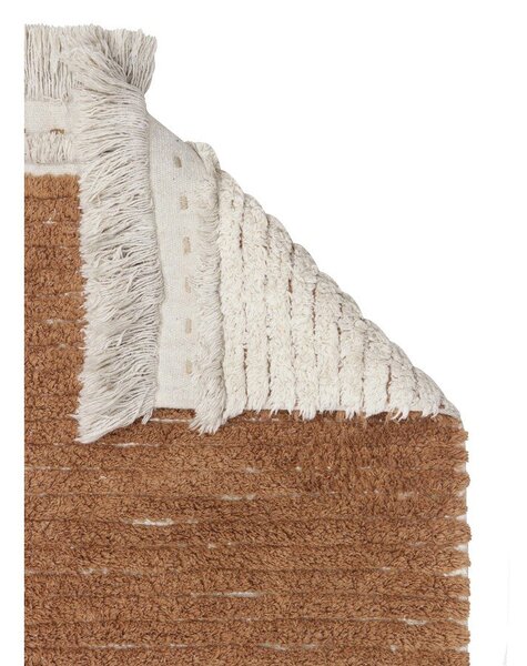 Covor cărămiziu/bej din bumbac 170x240 cm Duetto Toffee – Lorena Canals