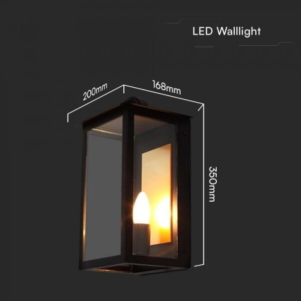 Aplică de exterior 1xE14/30W/230V IP65