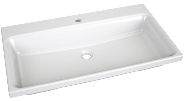 Ravak Comfort lavoar 80x46 cm dreptunghiular mobilier alb luciu XJX01280001