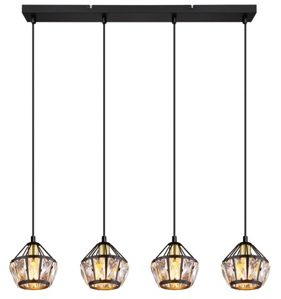 Lustră pe cablu LOIS 4xE14/40W/230V Globo 54359-4H