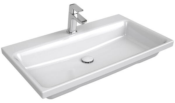 Ravak Comfort lavoar 80x46 cm dreptunghiular mobilier alb luciu XJX01280001