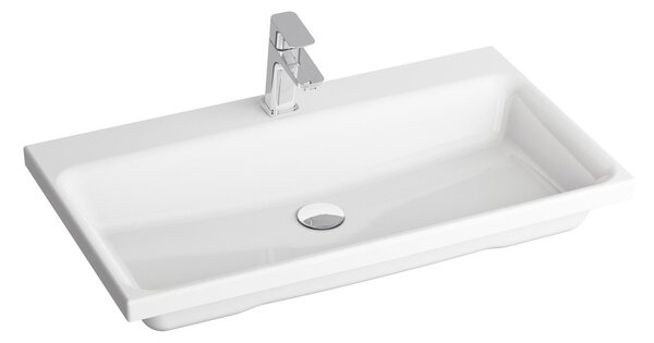 Ravak Comfort lavoar 80x46 cm dreptunghiular mobilier alb luciu XJX01280001