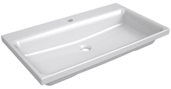 Ravak Comfort lavoar 80x46 cm dreptunghiular mobilier alb luciu XJX01280001